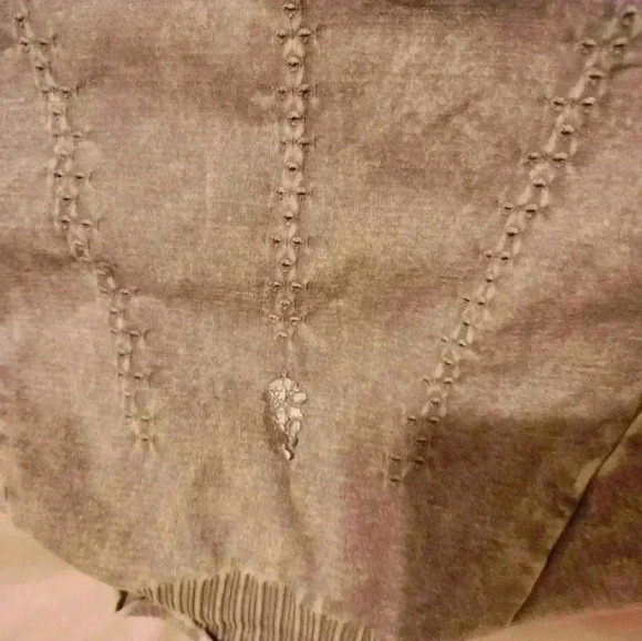 FREE PEOPLE Gray Long Sleeve Crop Yoga Mockneck Running Top Compression Thumb - Picture 2 of 7